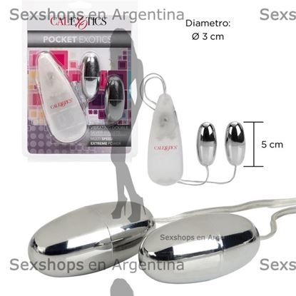 Doble bala vibradora con varias velocidades